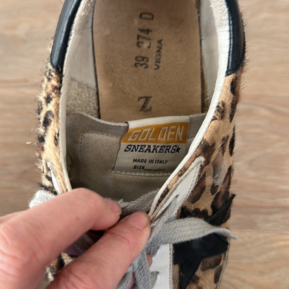 Golden Goose Women's Super-Star in leopard print leather - Picture 5 of 8
